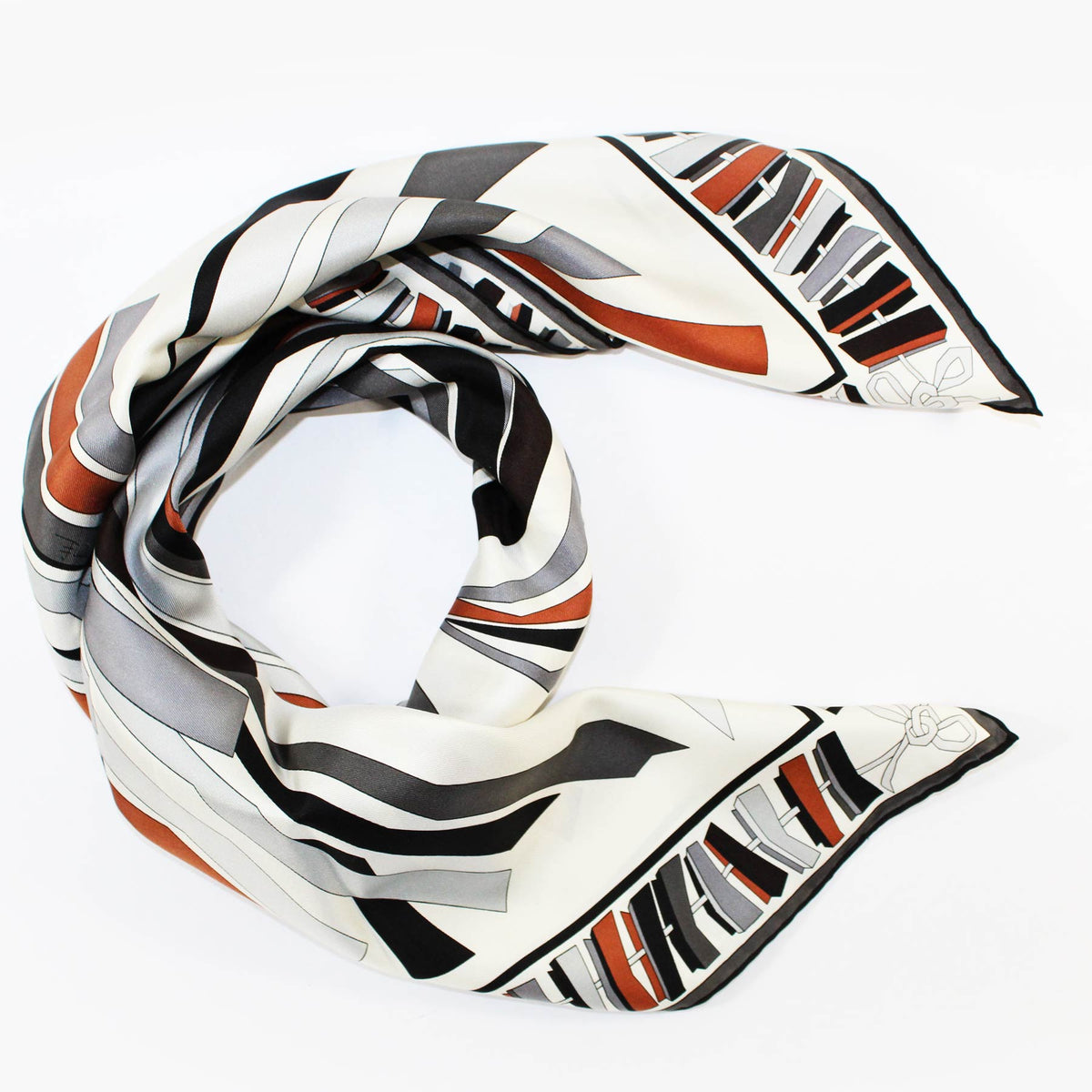 New Emilio Pucci Silk Square Scarf