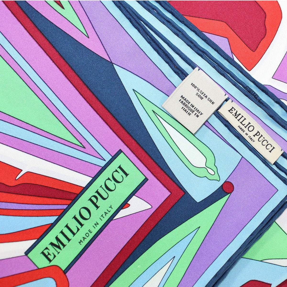 Emilio Pucci Silk Scarf - Large Twill Silk Square Scarf