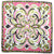 Emilio Pucci Scarf Pink Lime Black Swirl - Twill Silk Square Foulard