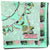 Emilio Pucci Scarf Mint Green Necklace Beads - Twill Silk Square Foulard