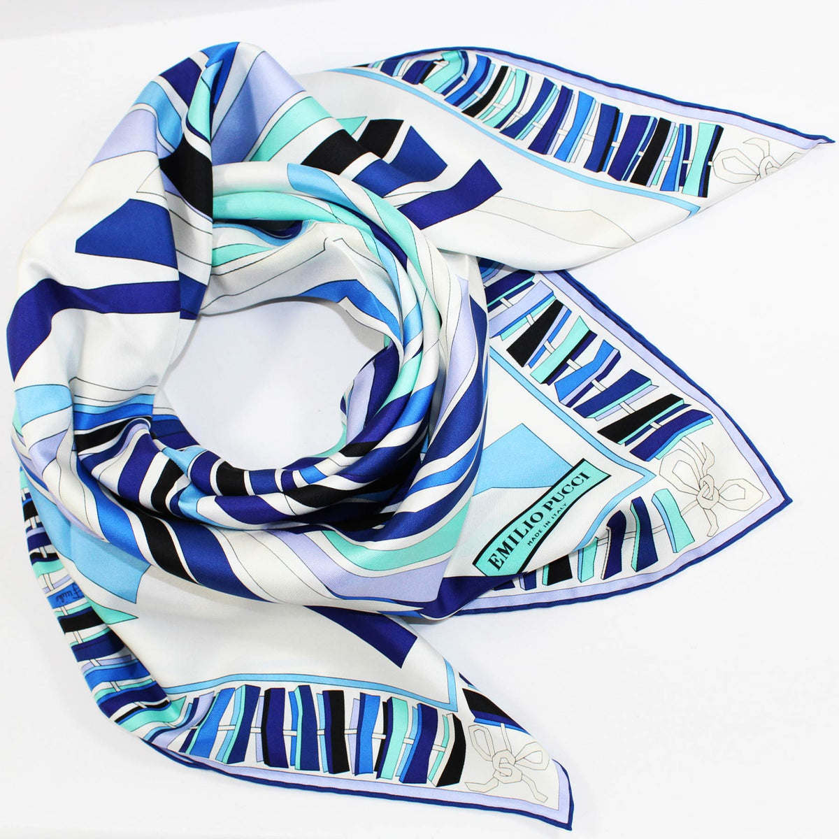 Twill Silk Square Foulard