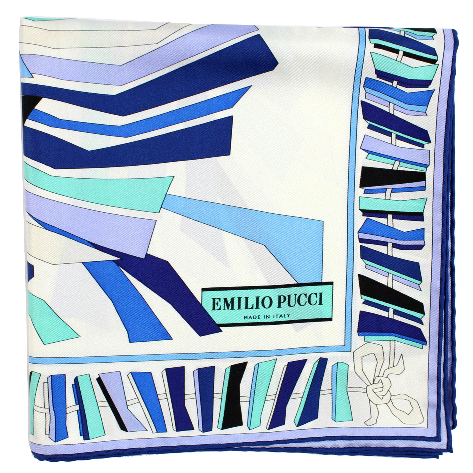 Emilio Pucci Scarf - Purple Pink Iris Novelty Print Cotton - Posh Ital –  Vintage Vixen Clothing