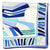 Emilio Pucci Scarf Blue Design - Large Twill Silk Square Foulard