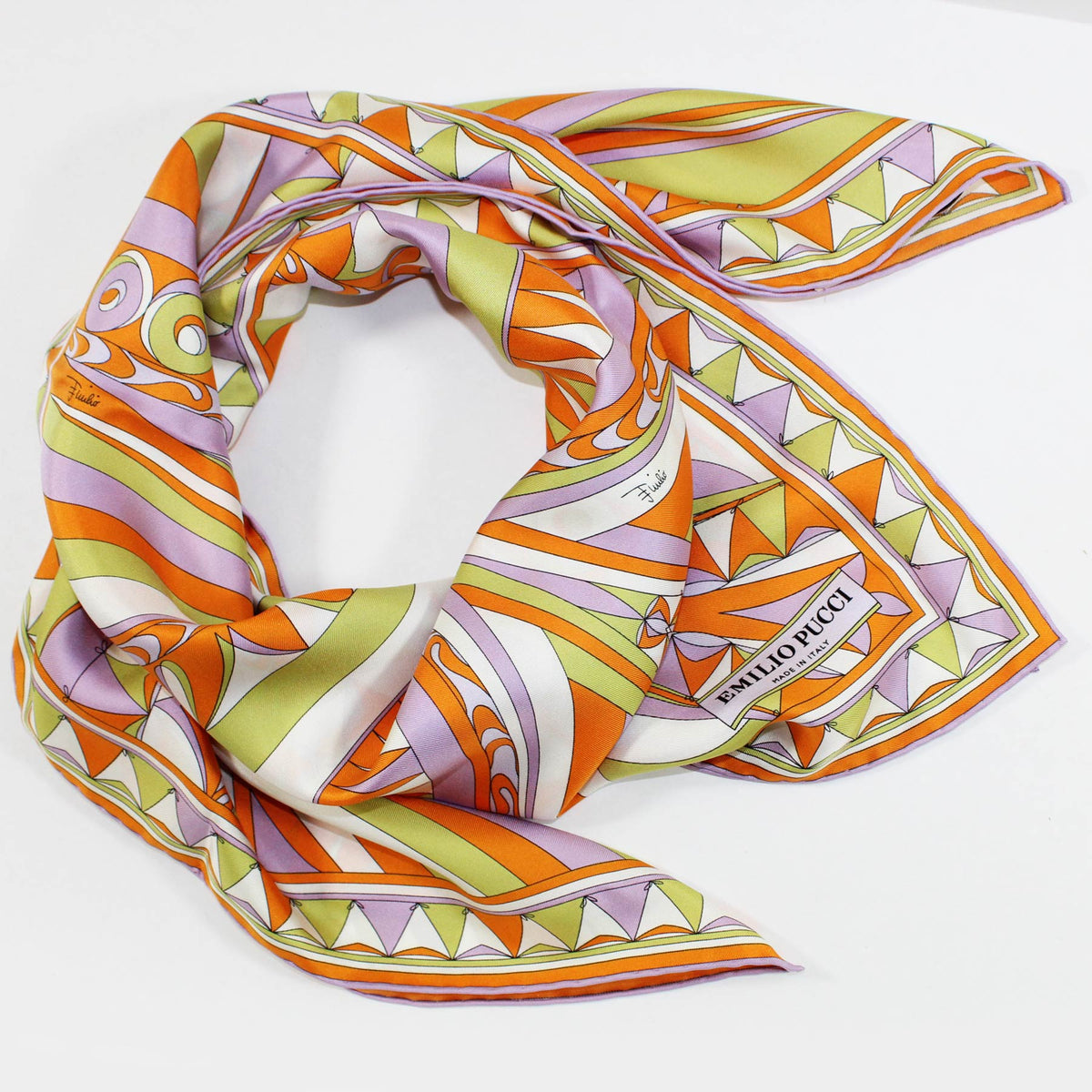 Emilio Pucci Scarf Orange