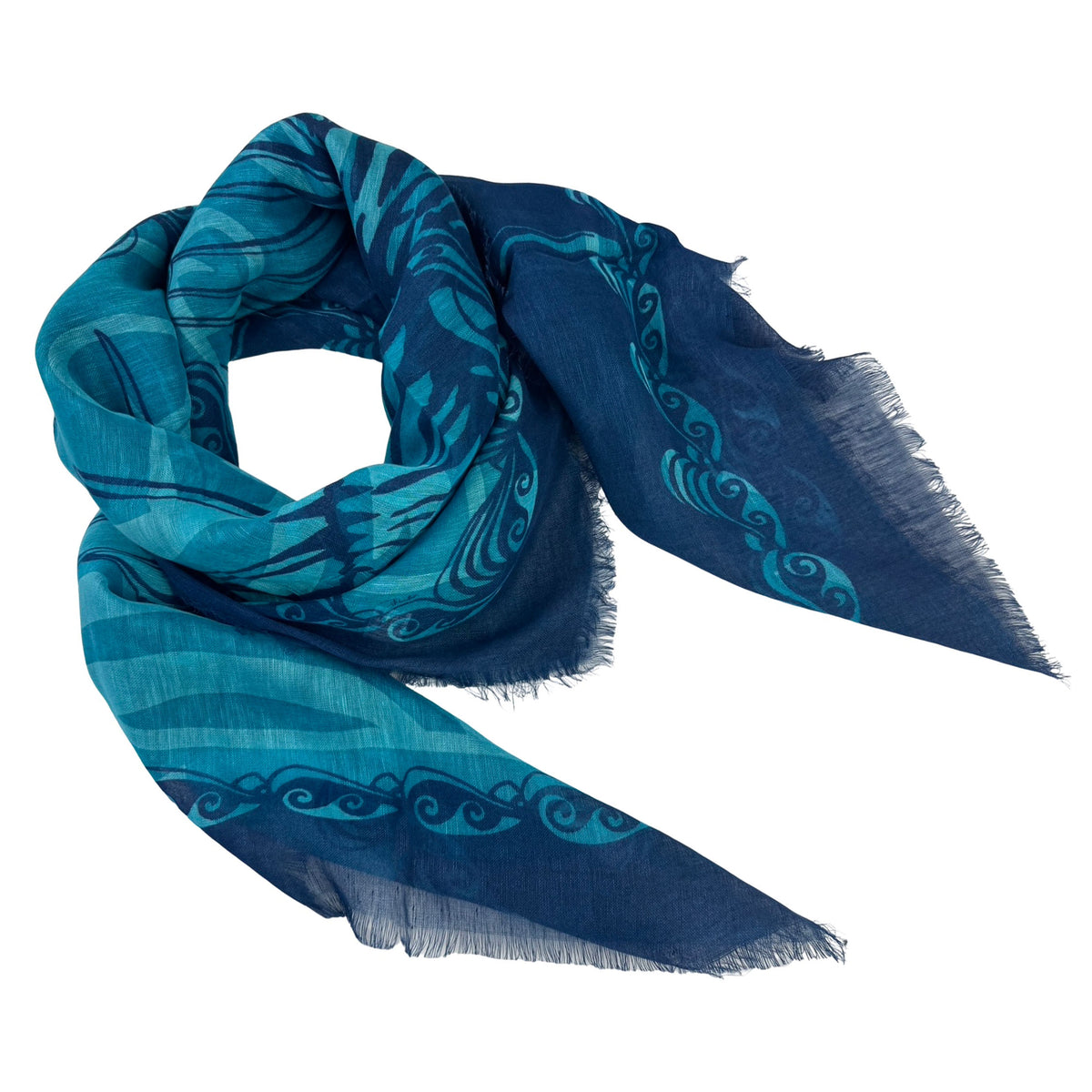 Emilio Pucci Scarf Blue - 
