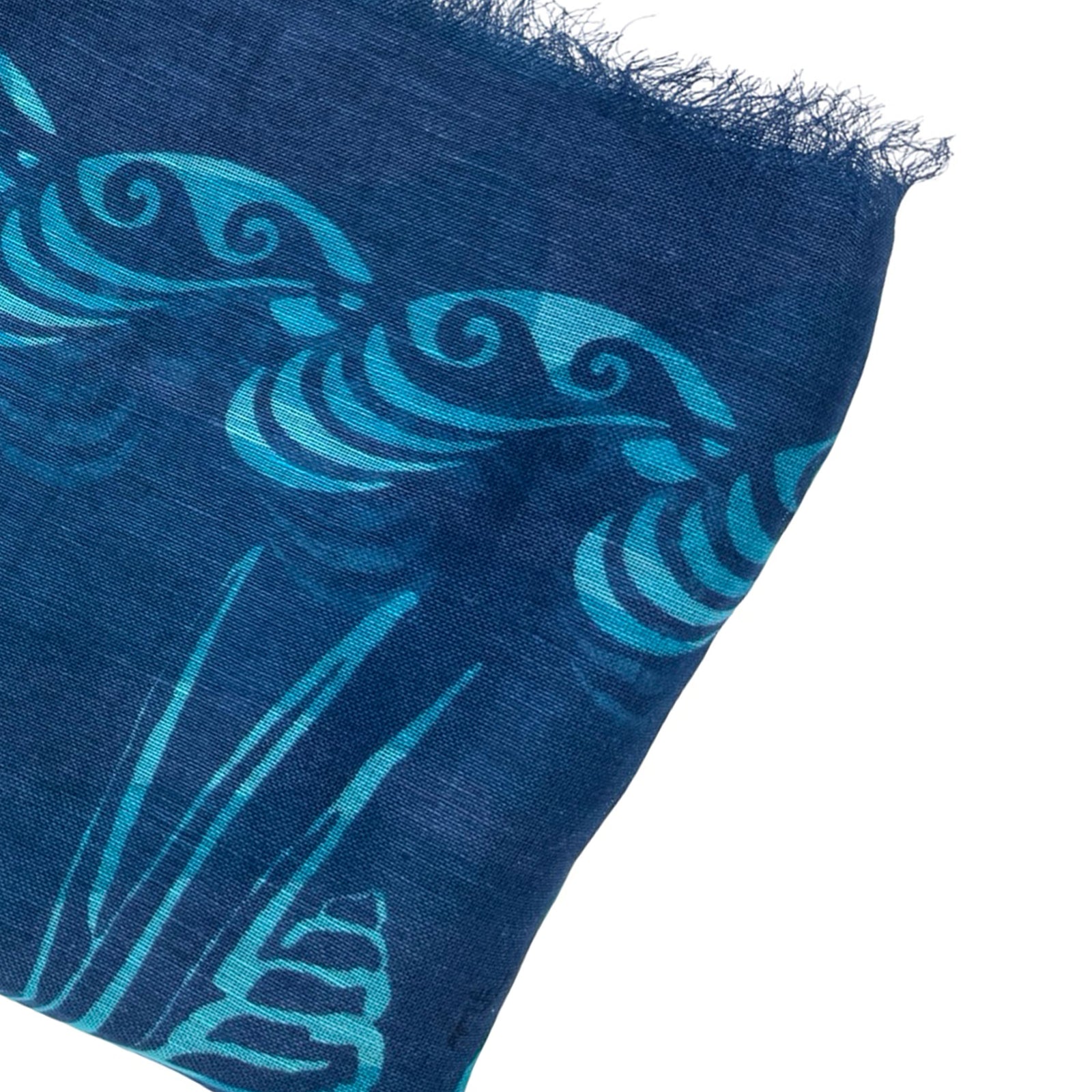 Emilio Pucci Scarf Navy Aqu