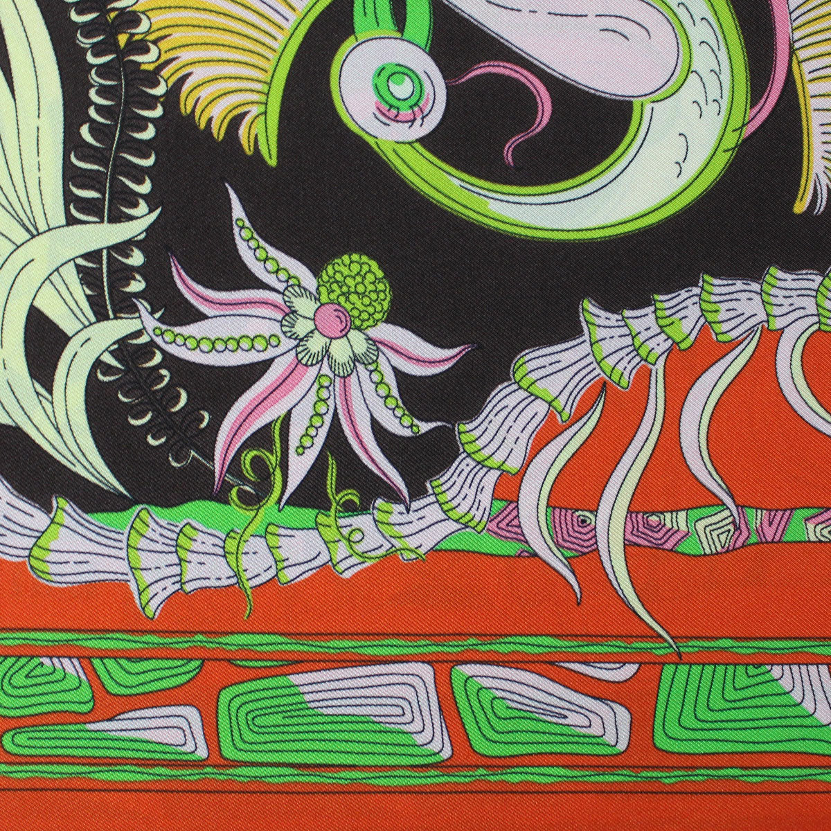 Emilio Pucci Twill Silk Scarf 