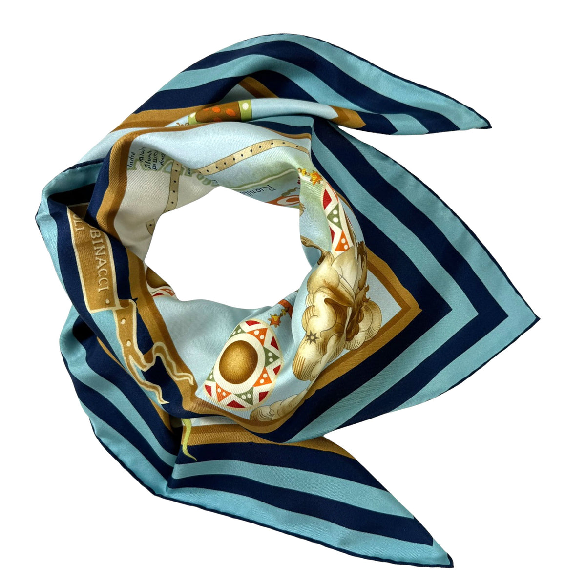Rubinacci Silk Scarf - Square Foulard -New 