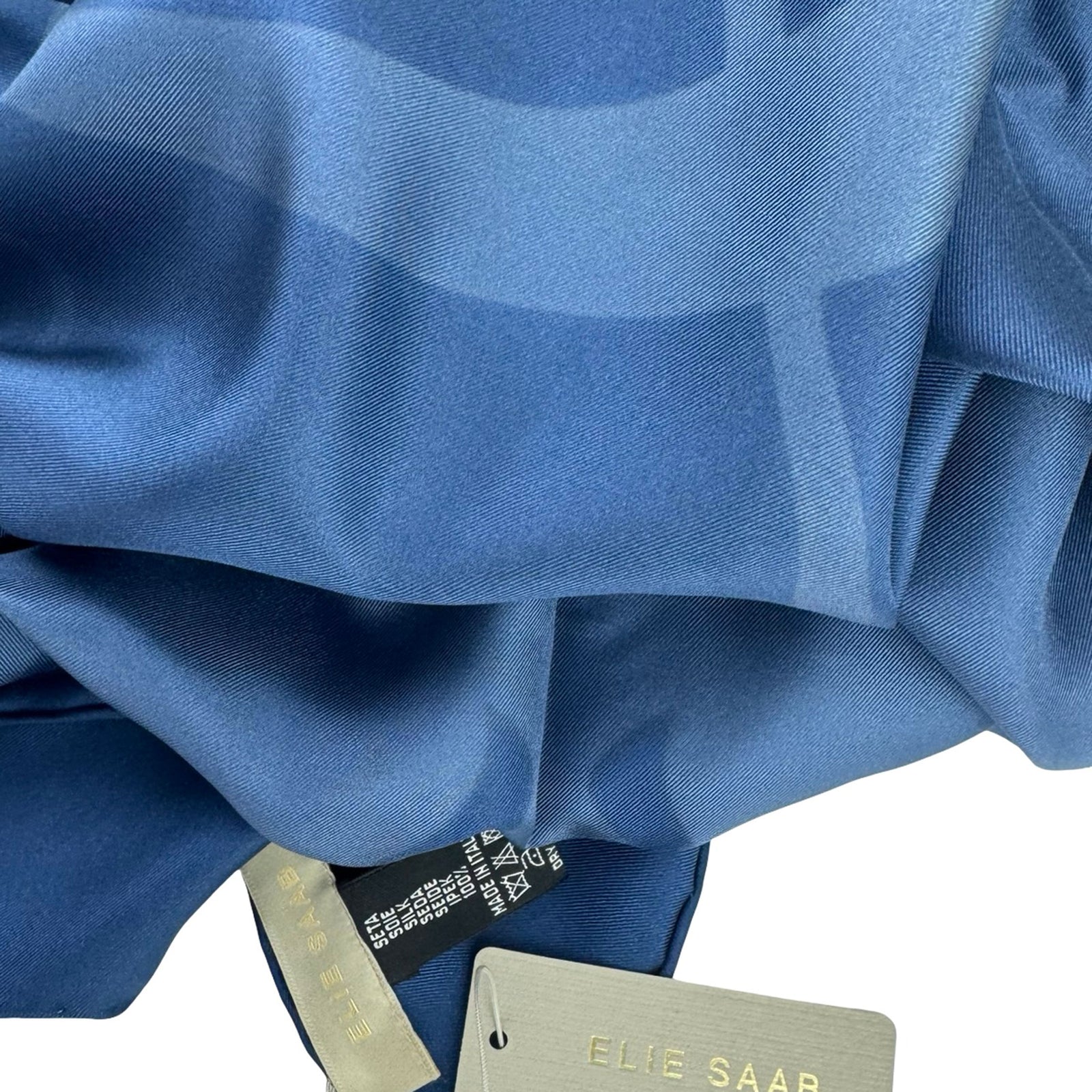 Elie Saab Scarf Midnight Blue ELIE SAAB Signature - Twill Silk Square Foulard