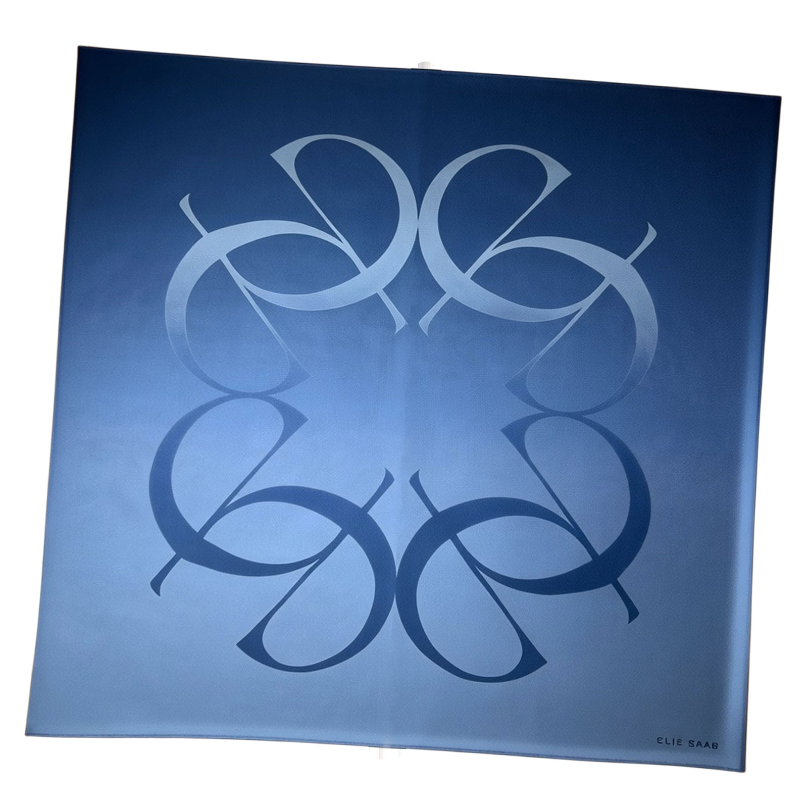 Elie Saab Scarf Midnight Blue ELIE SAAB Signature - Twill Silk Square Foulard