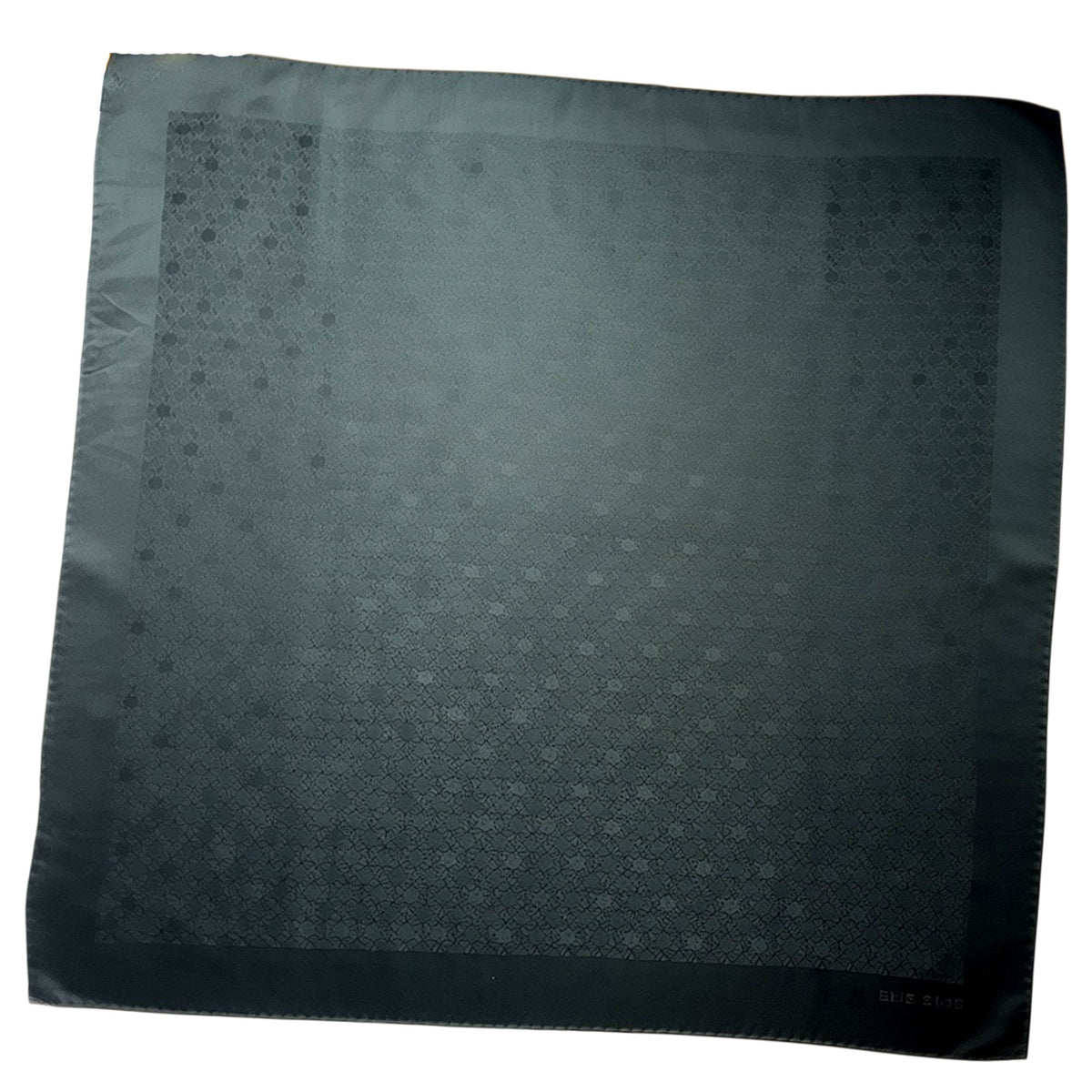 Elie Saab Scarf Black Tonal Pattern - Twill silk Square Foulard