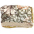 Elie Saab Scarf Gray Orange Beige Floral Design - Chiffon Silk Wool Shawl