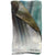 Elie Saab Scarf Gray Turquoise Blue Floral Design - Chiffon Silk Shawl