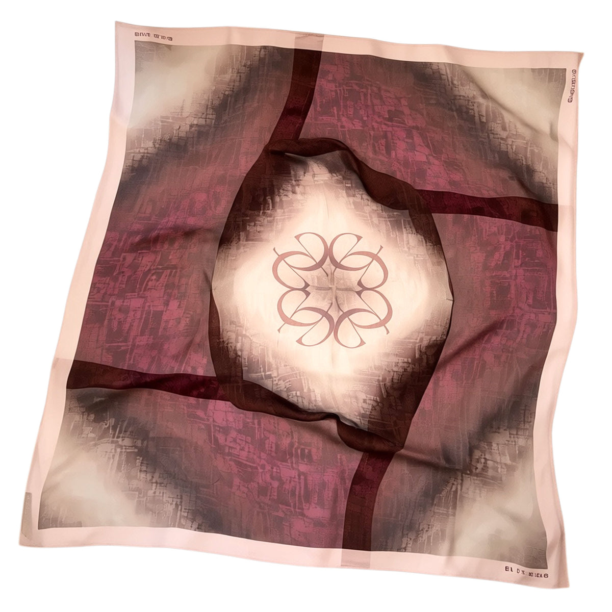 Elie Saab Scarf Taupe Pink Signature
