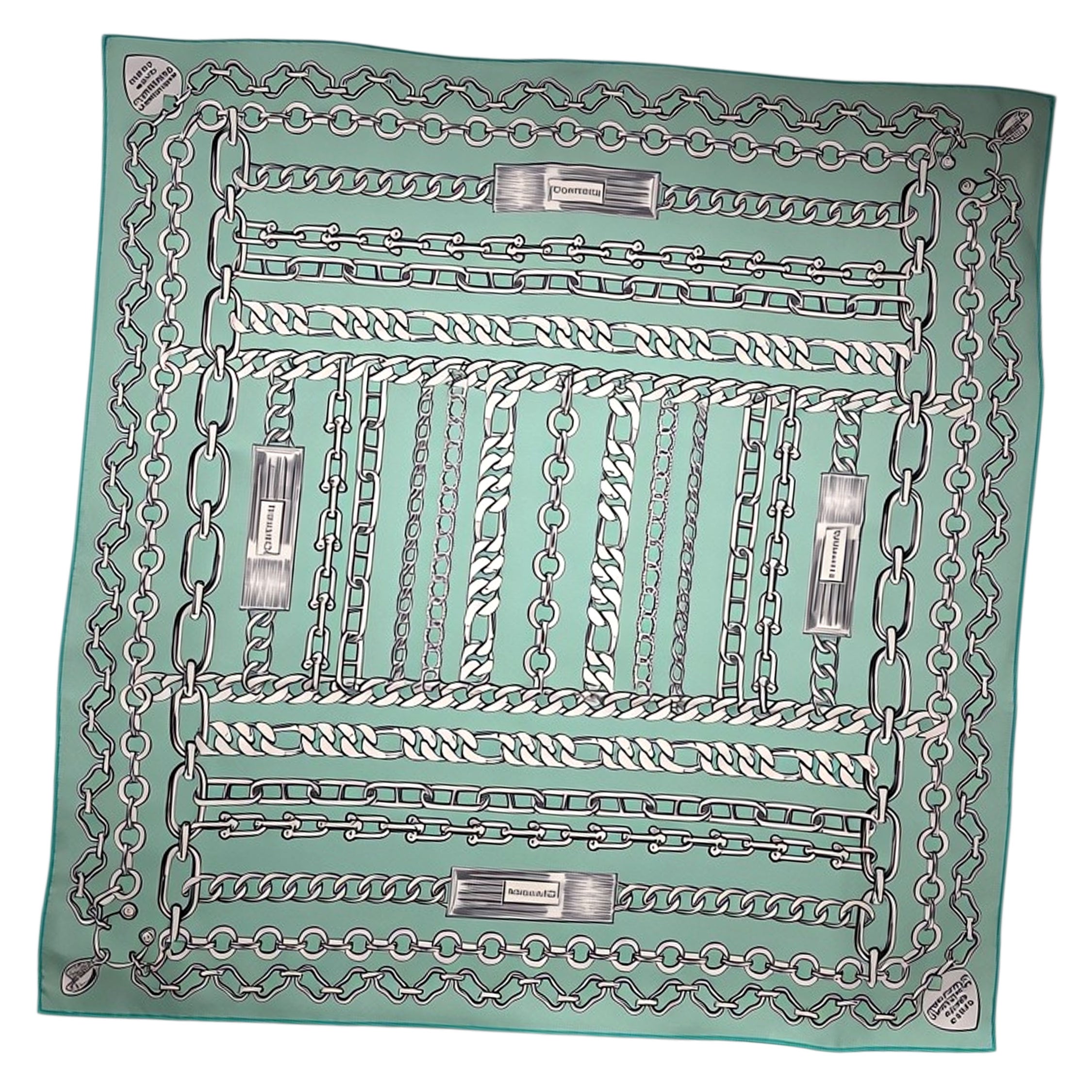 Tiffany & Co Scarf Return to Tiffany Mint Green - Twill Silk
