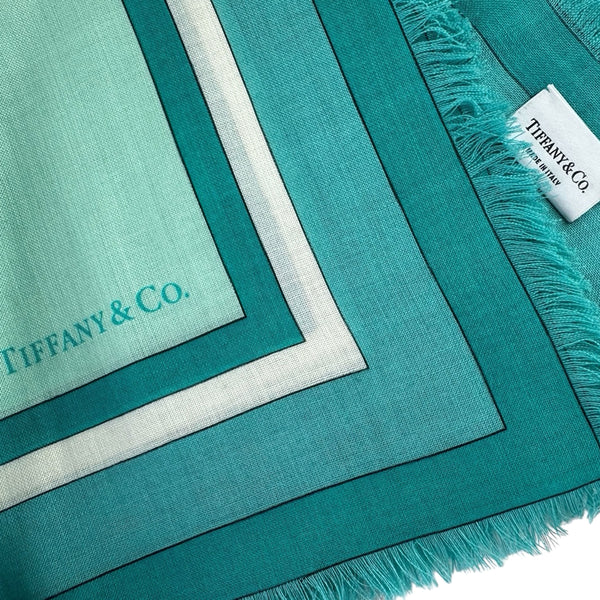 Tiffany & Co Giant T Scarf Tiffany Blue - Extra Large Square Cashmere ...