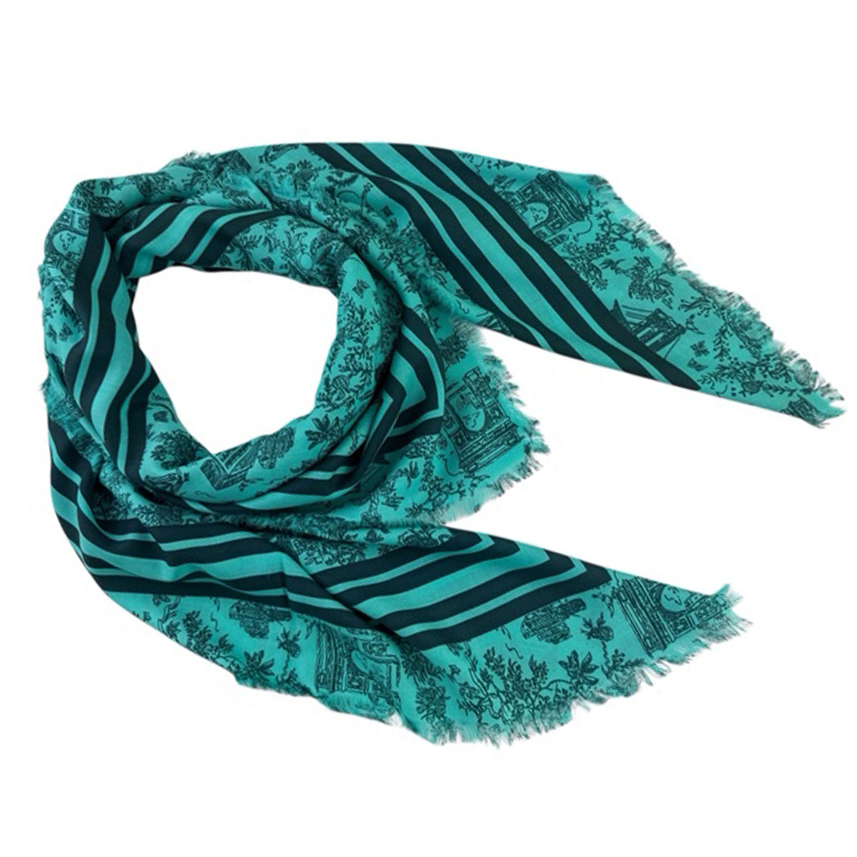Tiffany & Co Scarf Tiffany Blue City Design - Extra Large Square Cashm ...