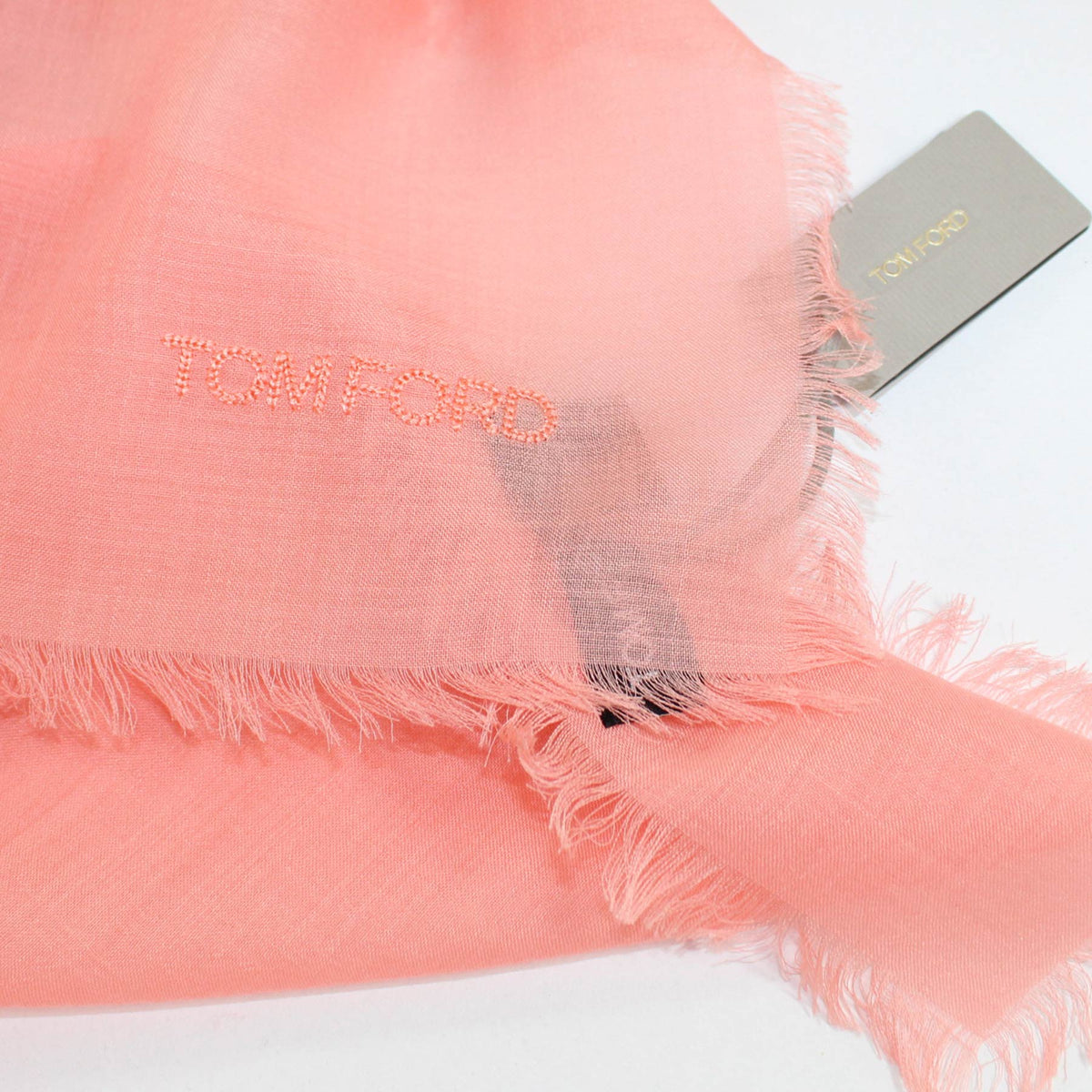 Tom Ford Scarf Peach Pink  New