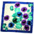 Ungaro Scarf Royal Blue Green Purple Floral