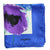 Ungaro Scarf Royal Blue Green Purple Floral