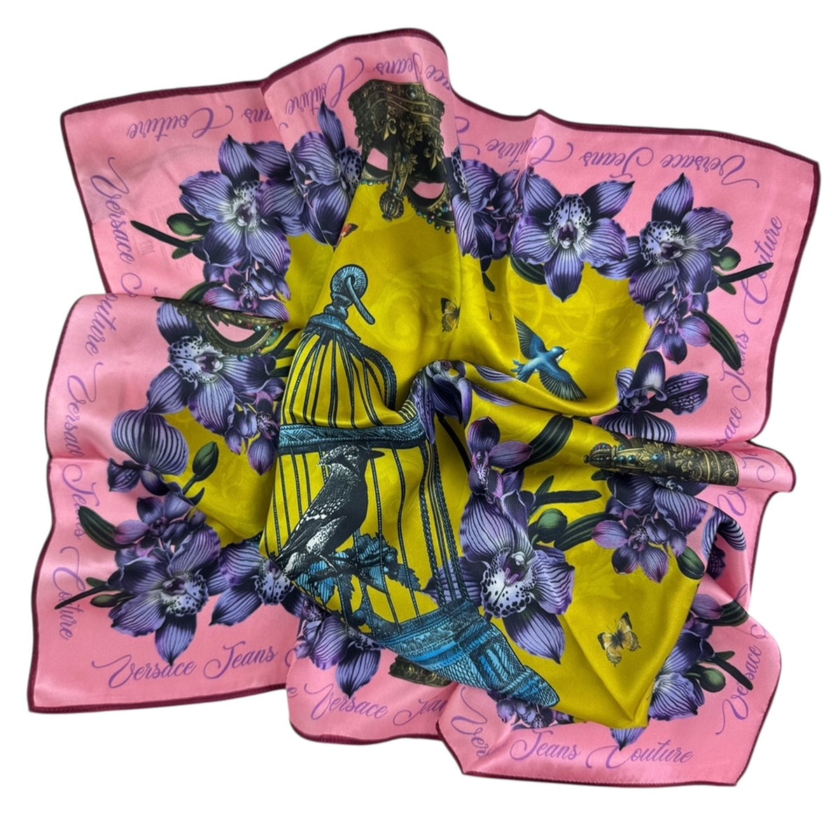 New Versace Jeans Couture Square Foulard