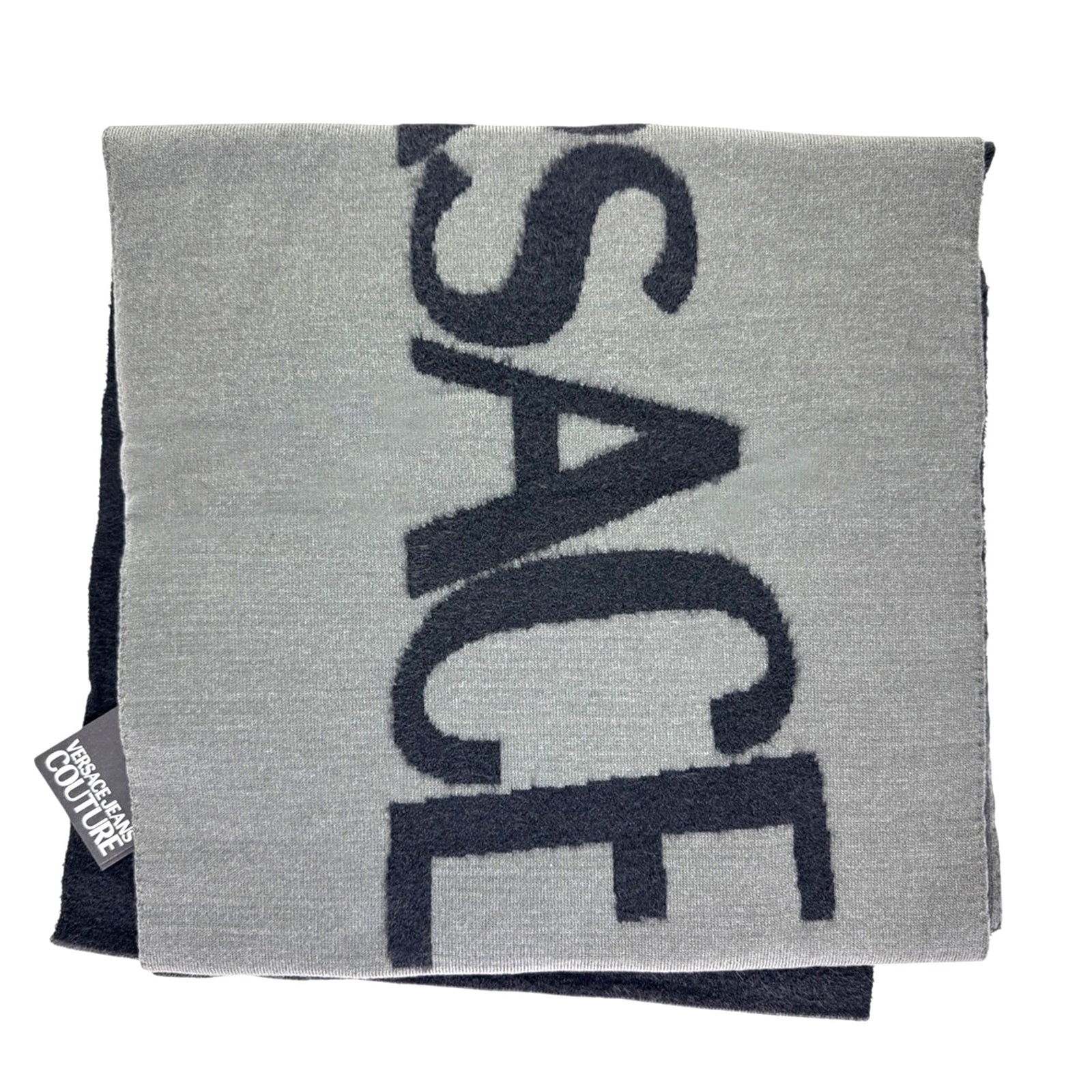 Versace Scarf Gray Logo Versace Jeans Couture - Fall/ Winter 2025/ 2026 Collection
