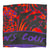 Versace Silk Square Scarf Fire Red 