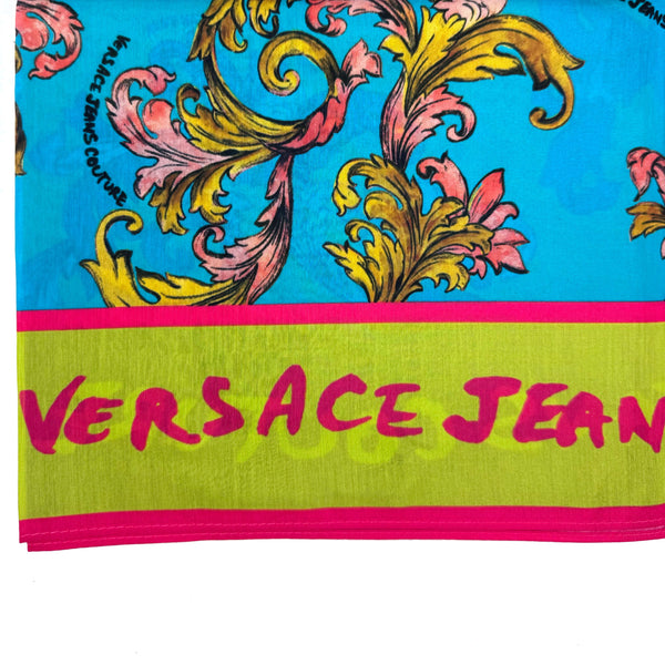 VERSACE JEANS COUTURE カラフルファーコート M Versace Pareo/ Scarf Barocco Mix - Versace Jeans Couture - Como Milano
