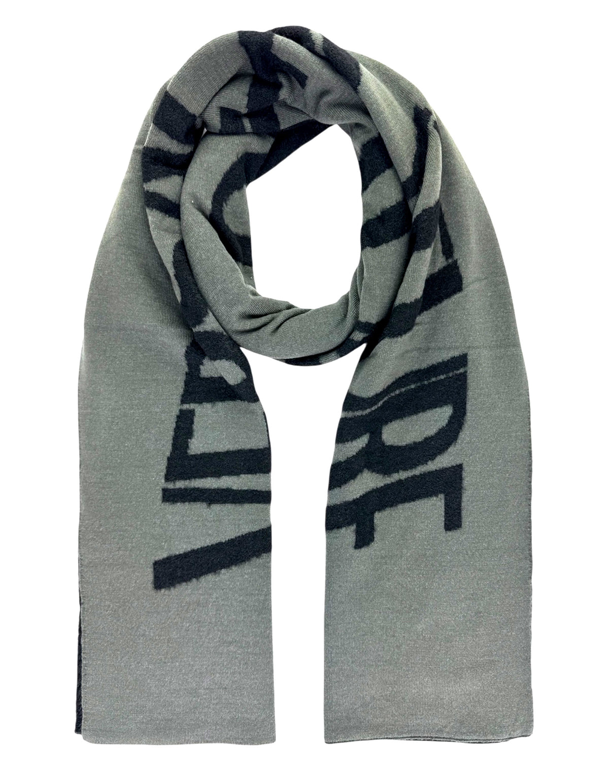 Versace Scarf Gray Logo Versace Jeans Couture - Fall/ Winter 2025/ 2026 Collection