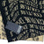 Versace Scarf Black Gold Liquify Logomania 