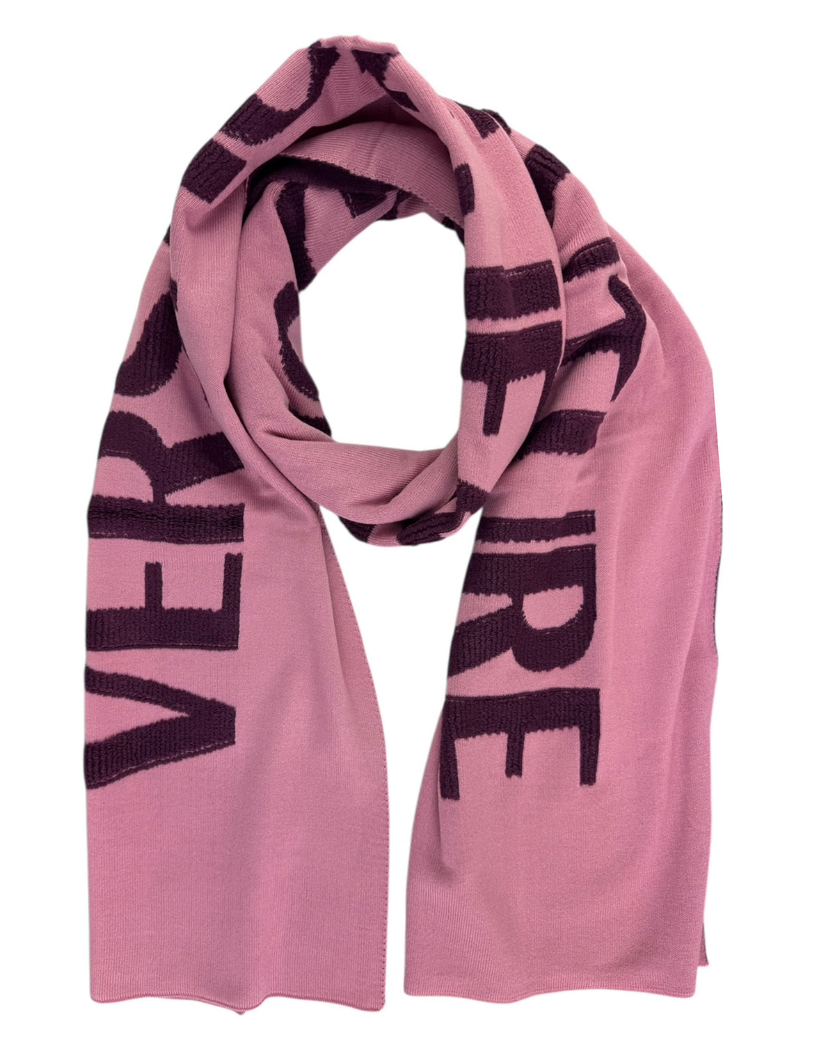 Versace Scarf Pink Purple Logo Versace Jeans Couture - Fall/ Winter 2025/ 2026 Collection