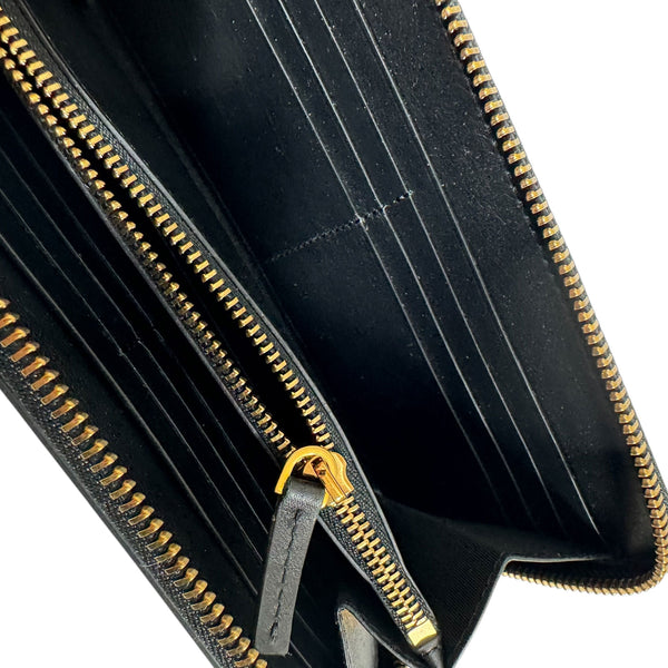 Versace Wallet Black Medusa Long Wallet - Women Collection SALE