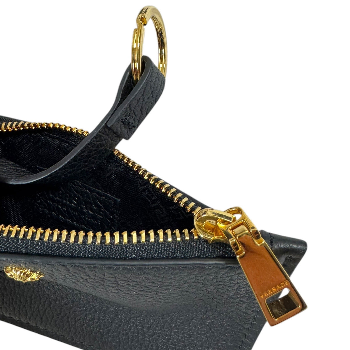 Versace Leather Key Pouch - Women Collection Luxury Designer Wallet