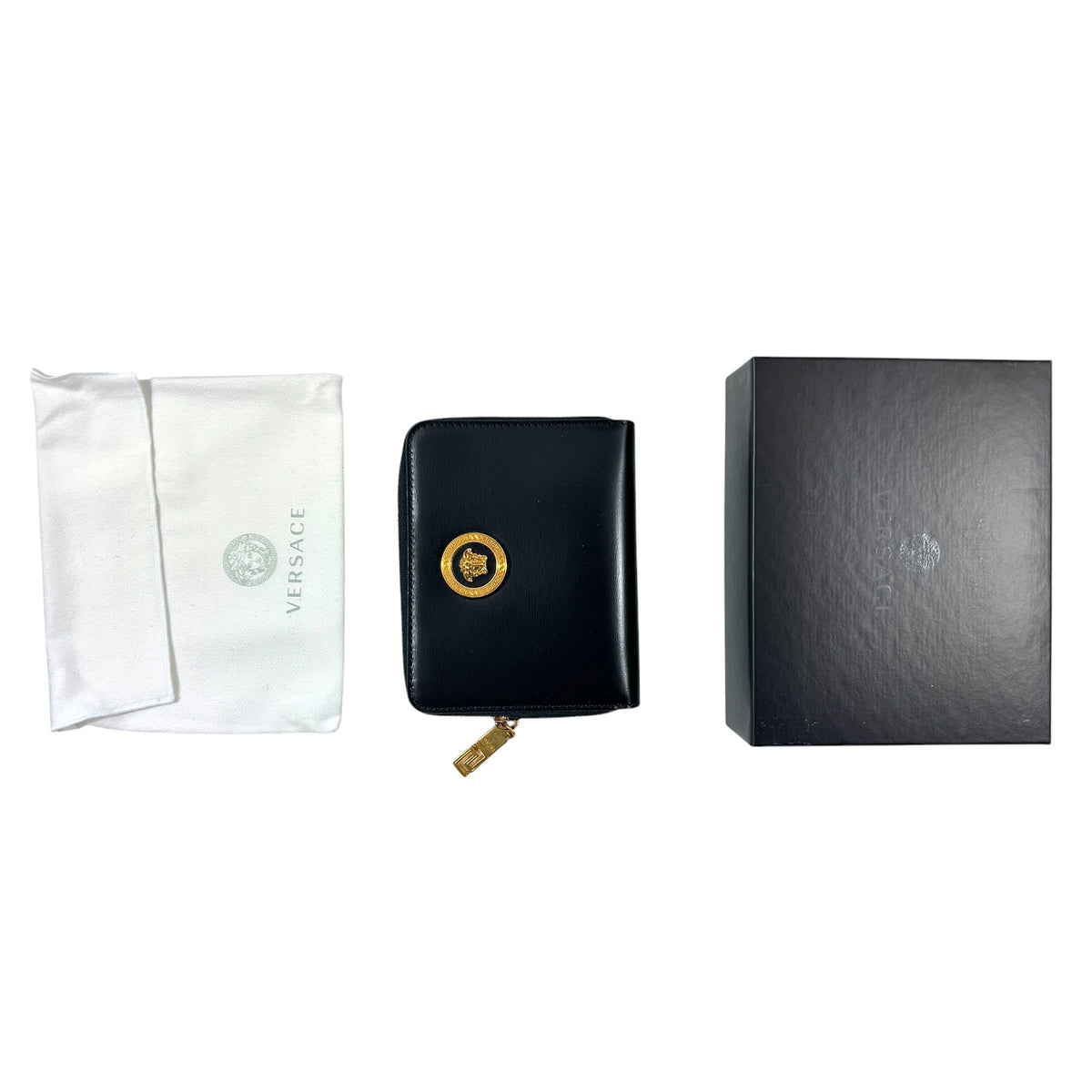 Versace Wallet Black Medusa 