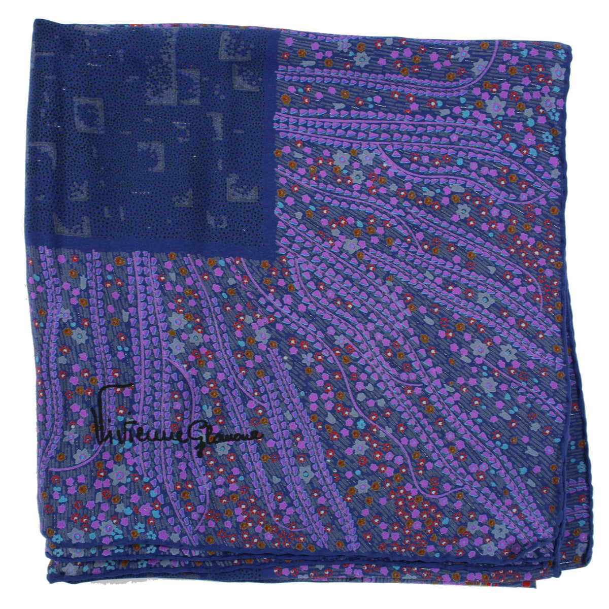 Vivienne Scarf Purple Dark Blue