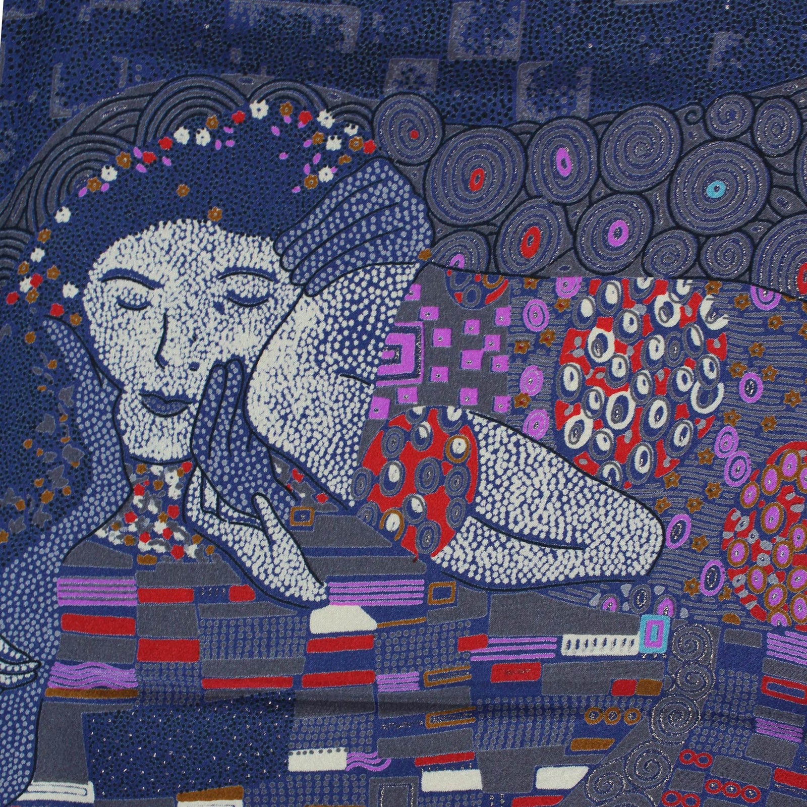 Vivienne Scarf Purple Dark Blue