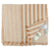 Agnona Scarf Rust Orange Beige Stripes - Linen Cashmere Silk Shawl FINAL SALE