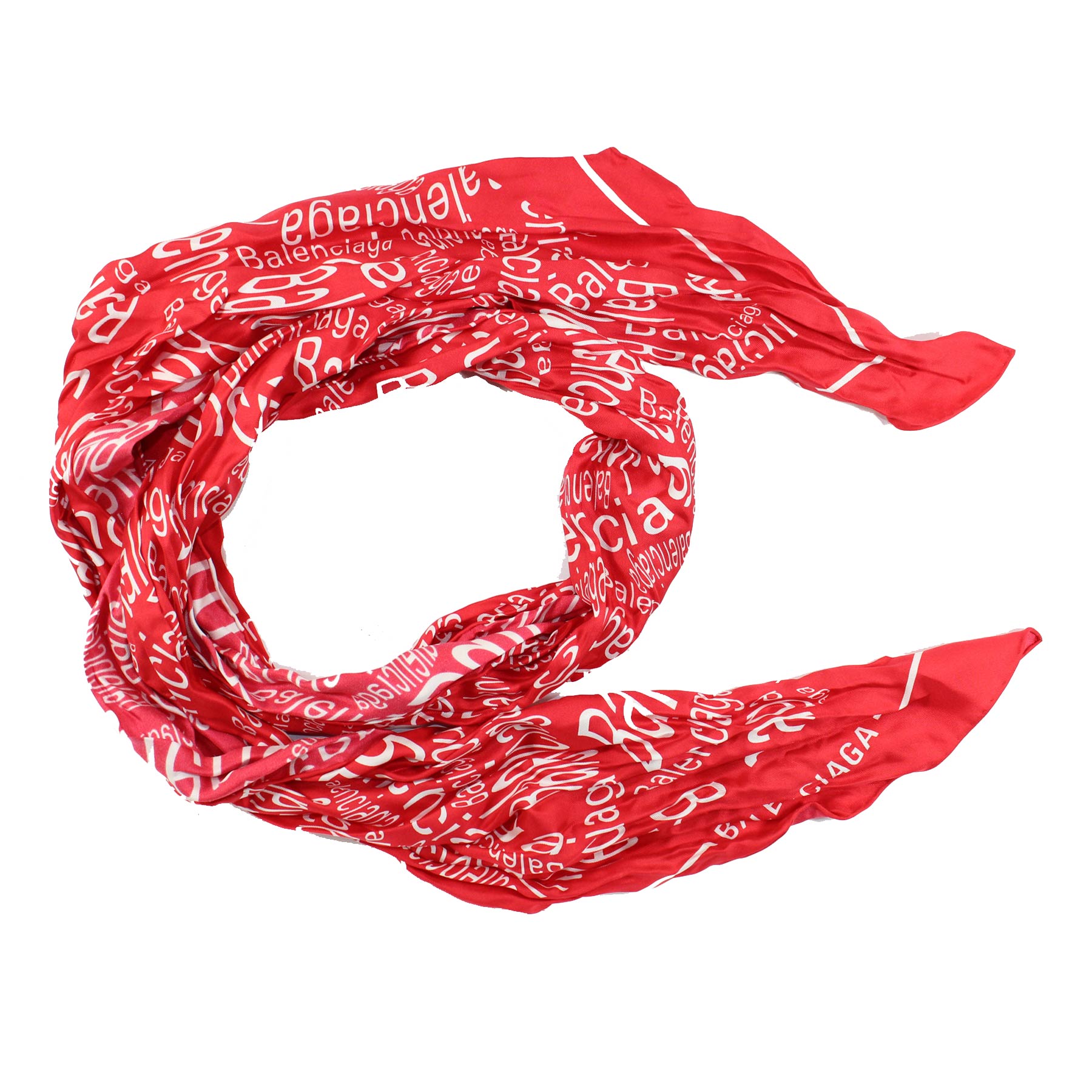Balenciaga sales scarf red