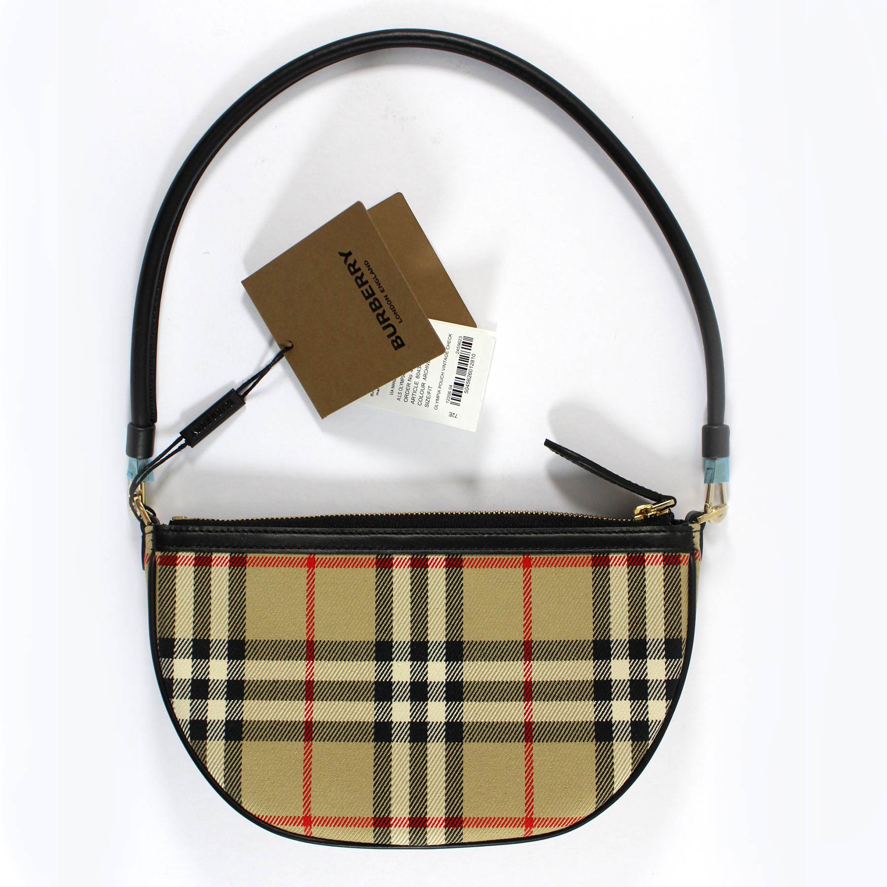 Canterbury handbag Burberry Brown in Cotton - 29656582