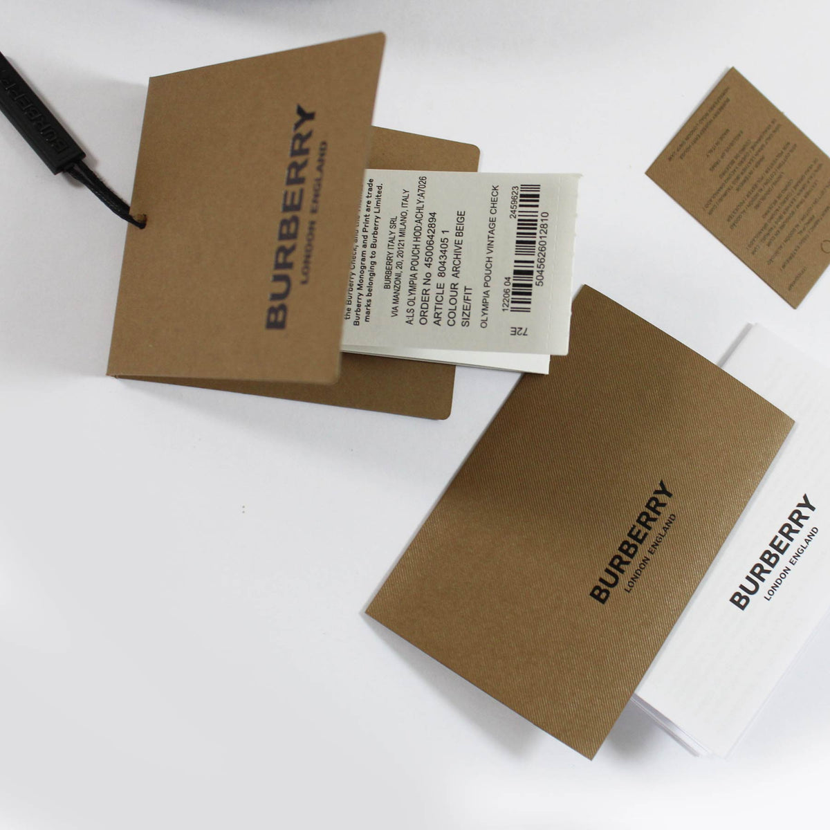 Burberry Pouch Olympia Archive Beige Check Shoulder Bag SALE