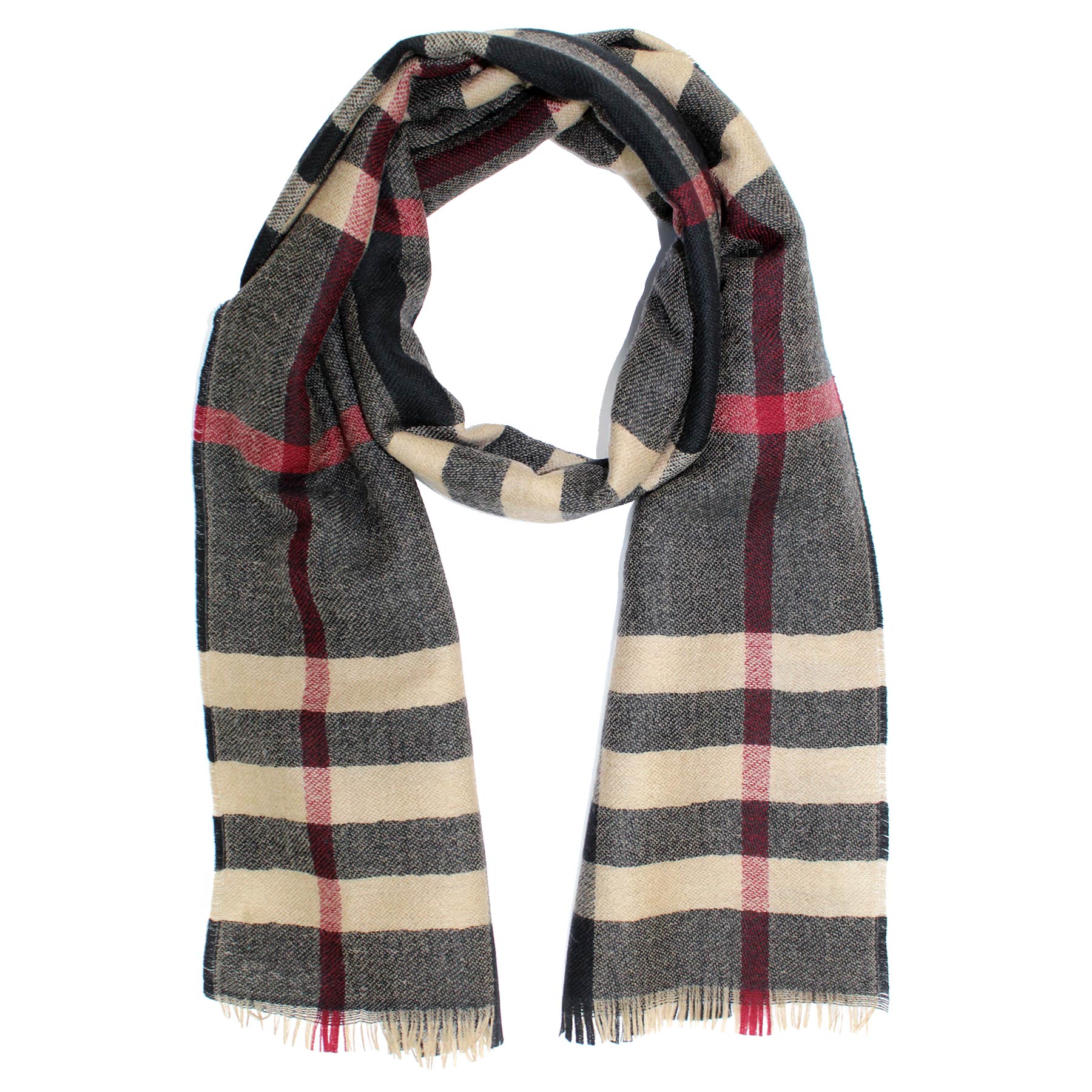 Hilsen mærke Observation Burberry Scarf Signature Check - Wool Shawl Made In Italy SALE - Como Milano