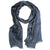 Bvlgari Scarf Dark Gray Logomania - Twill Silk Shawl