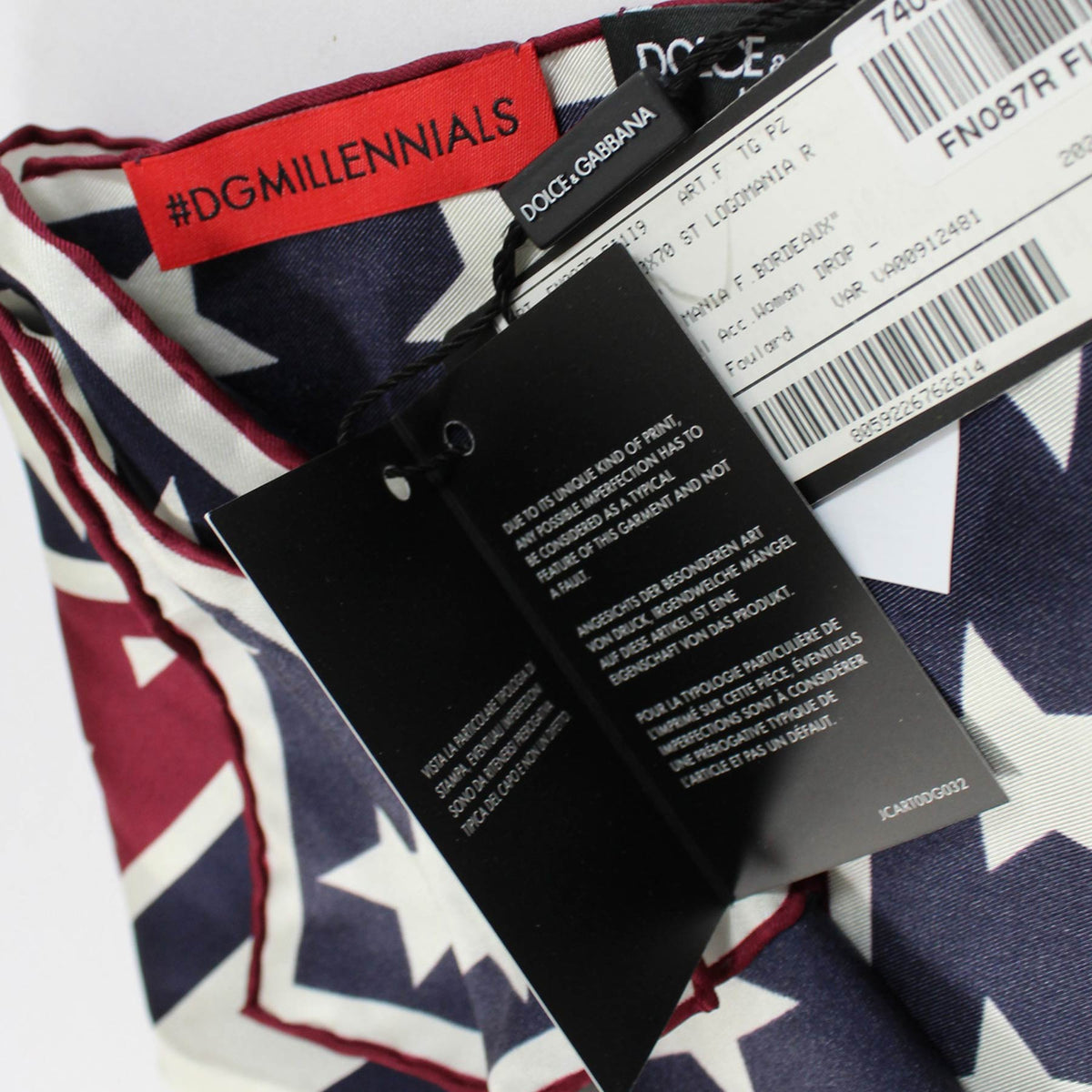 Dolce &amp; Gabbana Scarf D&amp;G Queen Royals - Twill Silk 27 Inch Square Scarf SALE