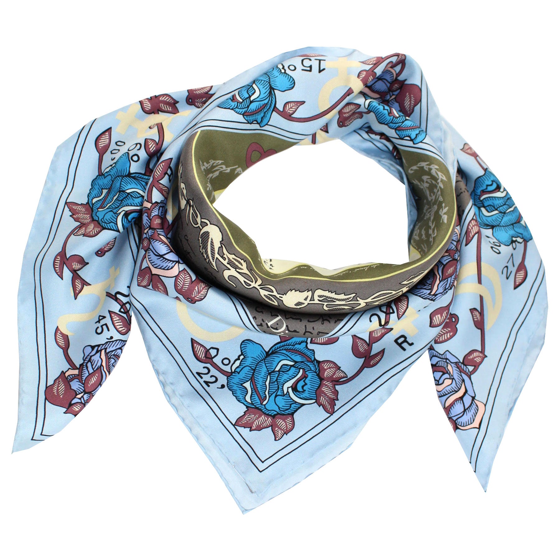 Dior Square Foulard Scarf