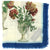 Dolce & Gabbana Scarf Blue Green Floral - Extra Large Square Cashmere Silk Shawl