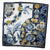Salvatore Ferragamo Silk Dark Navy Green Orange Floral - Large 36" Square