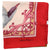 Salvatore Ferragamo Silk Scarf Red Pink Bird Design - Large 36" Square