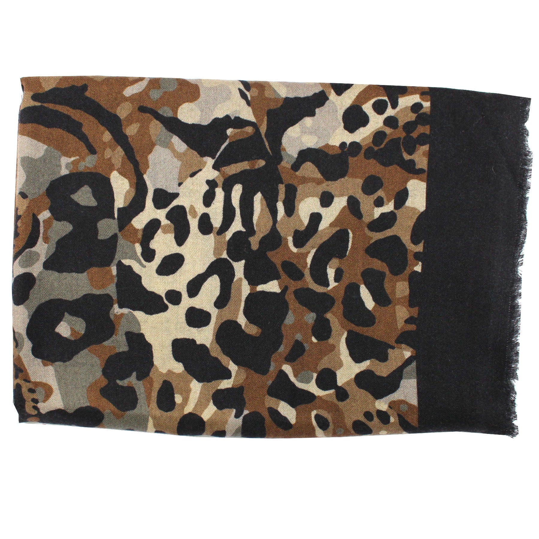 Louis Vuitton Leopard Brown Scarves & Wraps for Women for sale
