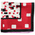 Givenchy Scarf Red Black White Geometric