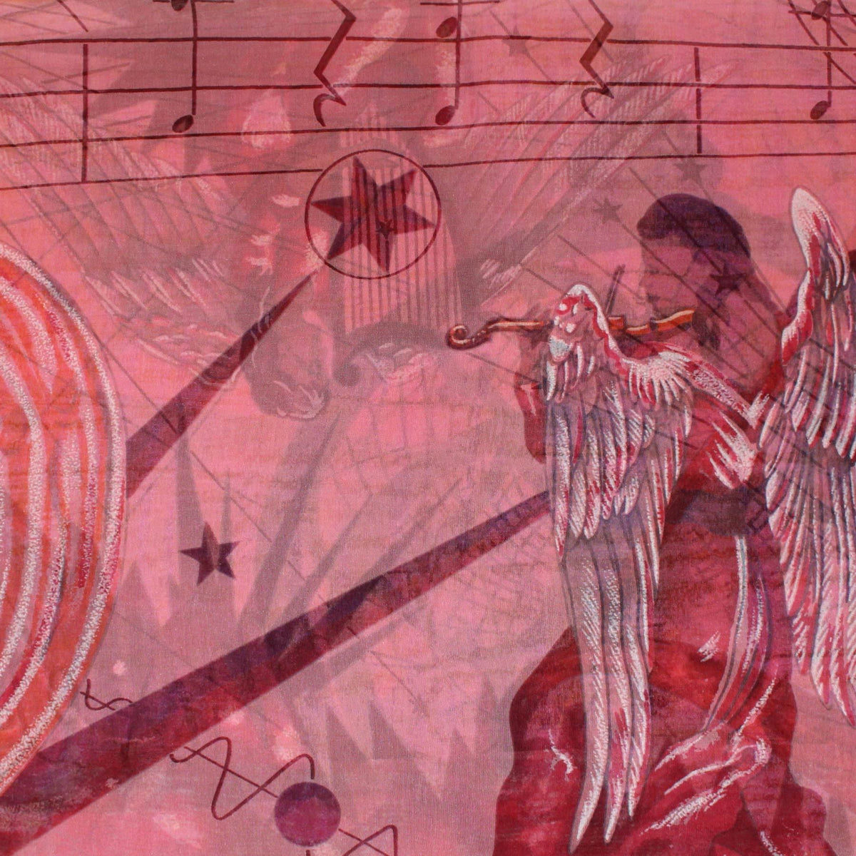 Hermes Scarf Fuchsia Quintessence - Extra Large Chiffon Silk Square Scarf